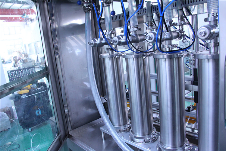 사과 잼 충전물 기계