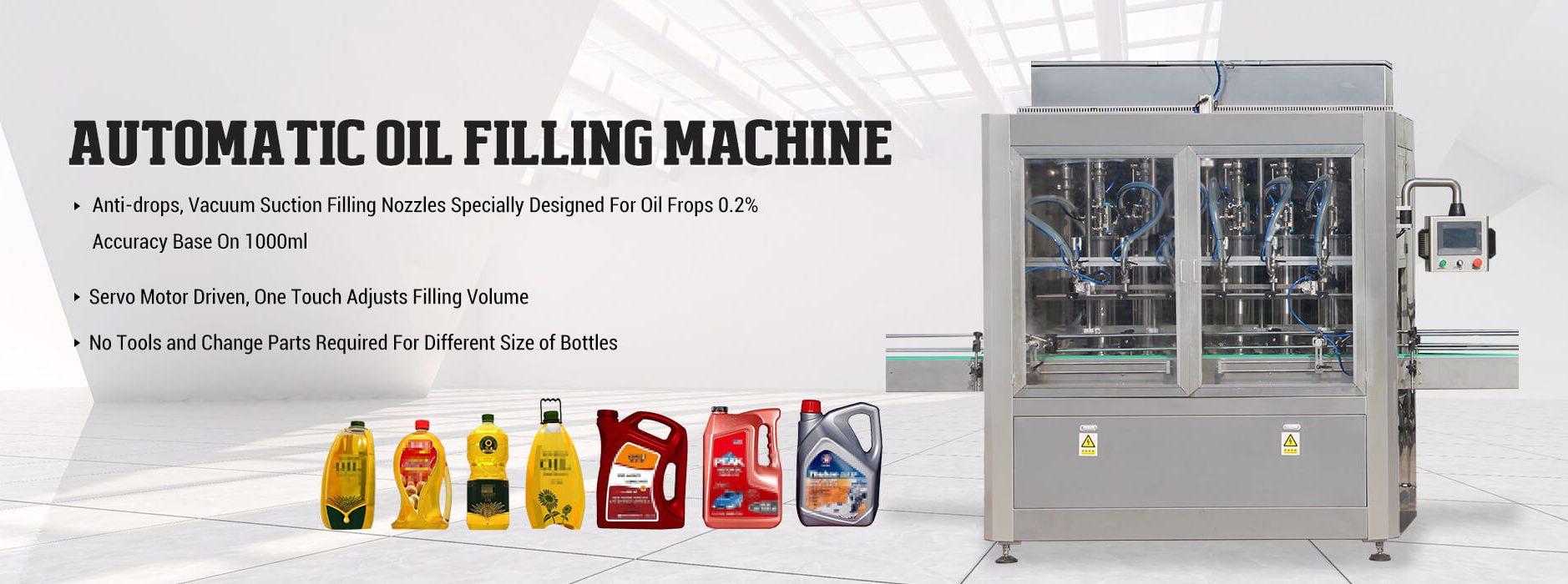 기름 충전물 기계