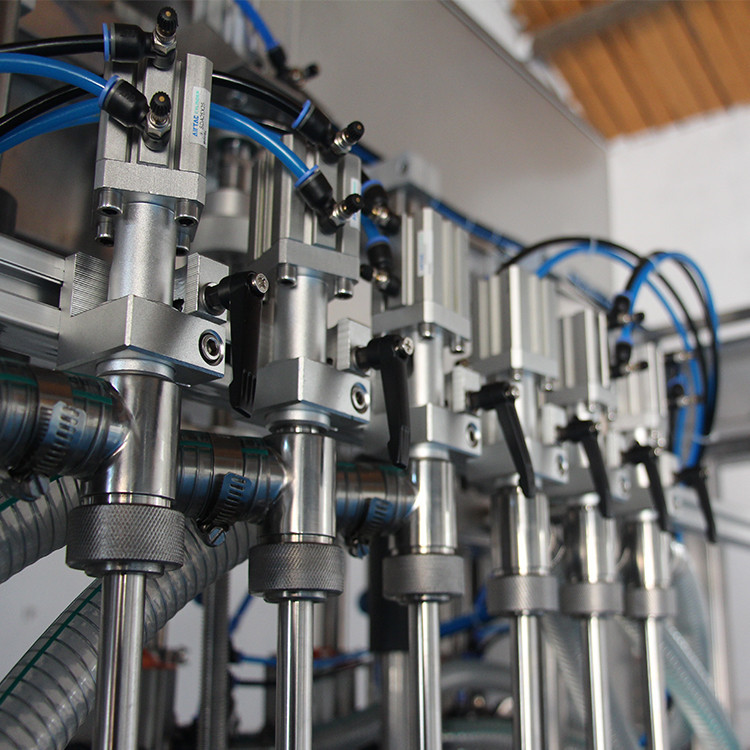  기름 병 충전물 기계